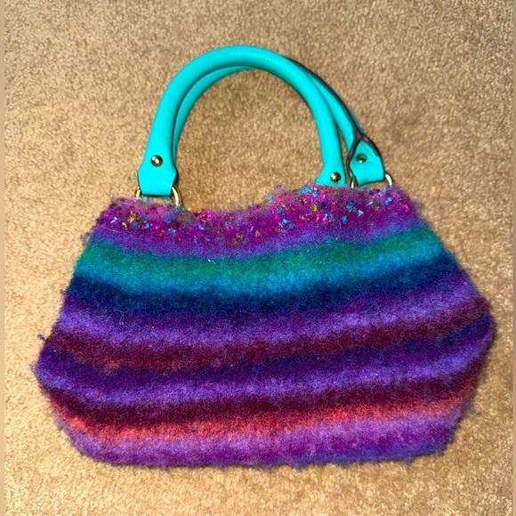 Women's Handcrafted Felted Purse - Picture 1 of 5